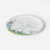 Assiettes En Carton C'est une partie trois Blue Golf 3ème fête d'anniv (Angle)