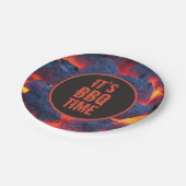Assiettes En Carton C'est une plaque papier BBQ (Angle)