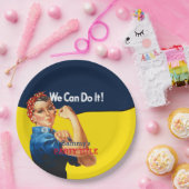 Assiettes En Carton C'est votre coutume Rosie que la partie (Fête)