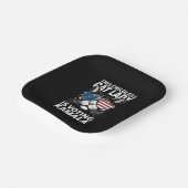 Assiettes En Carton Cette dame aux chats sans enfants vote Kamala-Harr (Angulaire)