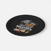 Assiettes En Carton Cette fille a obtenu sa maîtrise (Angle)