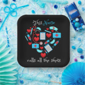 Assiettes En Carton Cette Infirmière Appelle Toutes Les Chaussures (Fête)