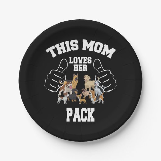 Assiettes En Carton Cette Maman Aime Ses Plaques De Papier (Devant)