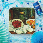Assiettes En Carton Cezanne - Cerises, art, (Fête)