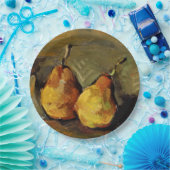 Assiettes En Carton Cezanne - Deux poires (Fête)