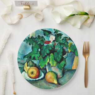 Assiettes En Carton Cezanne - Pot de primeurs et fruits