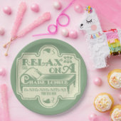 Assiettes En Carton Chaise Longue (Fête)