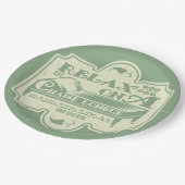 Assiettes En Carton Chaise Longue (Angle)