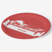 Assiettes En Carton Chaise Longue (Angle)