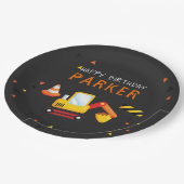 Assiettes En Carton Chalet d'anniversaire de construction (Angle)