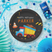 Assiettes En Carton Chalet d'anniversaire de construction (Fête)