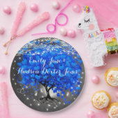 Assiettes En Carton Chalet Mason Jar Blue Heart Leaf Firefly (Fête)