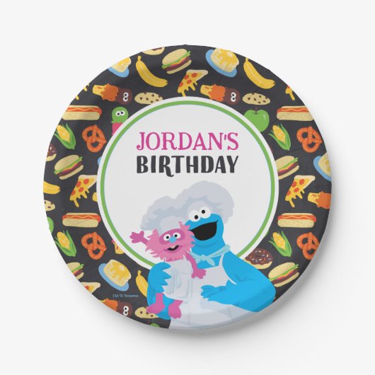 Assiettes En Carton Chalet Monster Cookie Foodie Camion (Devant)