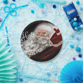 Assiettes En Carton Chalk Drake Père Noël Ho Ho Ho Holiday (Fête)