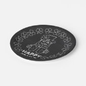 Assiettes En Carton Chalkboard Leprechaun, St Patrick's Day Party (Angle)