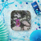 Assiettes En Carton Challa Cactus en fleurs (Fête)