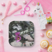 Assiettes En Carton Challa Cactus en fleurs (Fête)