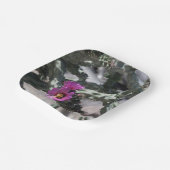 Assiettes En Carton Challa Cactus en fleurs (Angulaire)