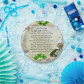 Assiettes En Carton Chambre irlandaise bénissant la plaque à papier (Fête)