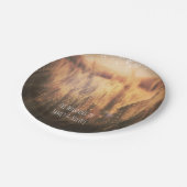 Assiettes En Carton Champ de blé Mariage campagnard rustique (Angle)