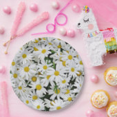 Assiettes En Carton Champ de marguerites (Fête)