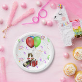 Assiettes En Carton Champagne and Confetti New Years (Fête)