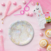 Assiettes En Carton Champagne Rainbow Bokeh Parties scintillant Glam P (Fête)