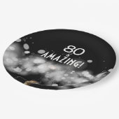 Assiettes En Carton Champagne & Sparkler 80 & Plaques en papier Extrao (Angle)