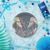 Assiettes En Carton Champignon aquarelle (Fête)