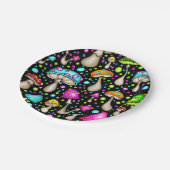 Assiettes En Carton Champignon Super funky (Angle)