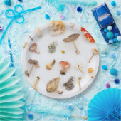 Assiettes En Carton Champignons (Fête)