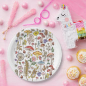 Assiettes En Carton Champignons, Champignons magiques, Champignons de  (Fête)