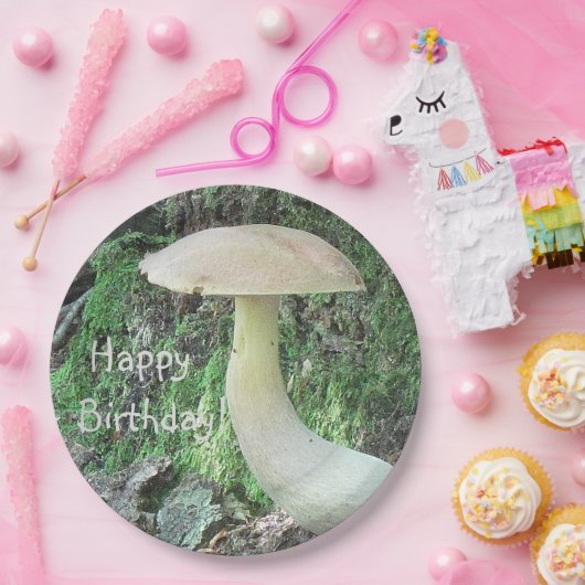 Assiettes En Carton Champignons dans la forêt Anniversaire (Fête)