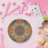 Assiettes En Carton Champignons et plaque feuille (Fête)