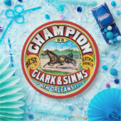 Assiettes En Carton Champion (Fête)