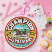 Assiettes En Carton Champion (Fête)