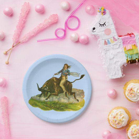 Assiettes En Carton Championnat victorien de cowboy (Fête)