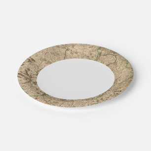 Assiettes En Carton Champs de bataille et routes romaines