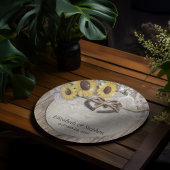 Assiettes En Carton Chandails Burlap Lace Wedding shower