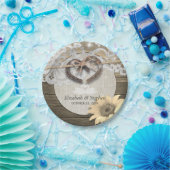 Assiettes En Carton Chandails Burlap Lace Wedding shower (Fête)