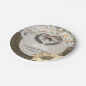 Assiettes En Carton Chandails Burlap Lace Wedding shower (Angle)