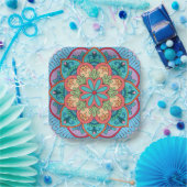 Assiettes En Carton Chandelle de cire de soja Favoriser (Fête)