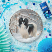 Assiettes En Carton Chanson Japonaise Laisser Neige Noël (Fête)