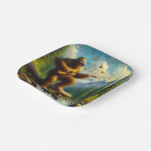 Assiettes En Carton Chant Bigfoot (Angulaire)