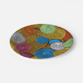 Assiettes En Carton Chanukah Gelt (Angle)