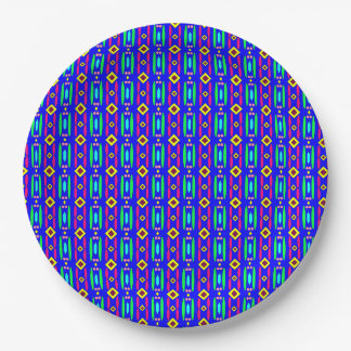 Assiettes En Carton Chaos coloré 26