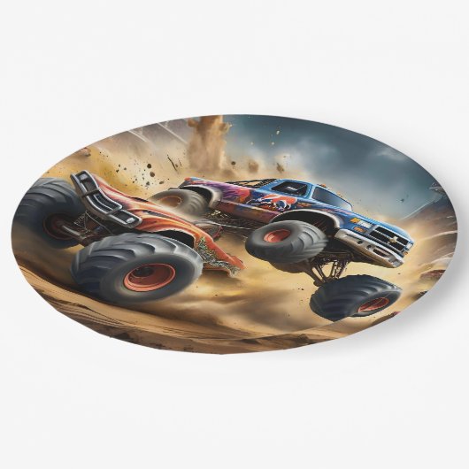 Assiettes En Carton Chaos on Wheels : Monster Truck Smash Derby, (Angle)