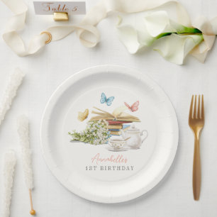 Assiettes En Carton Chapitre Un papillon de thé livre d'histoire 1er a