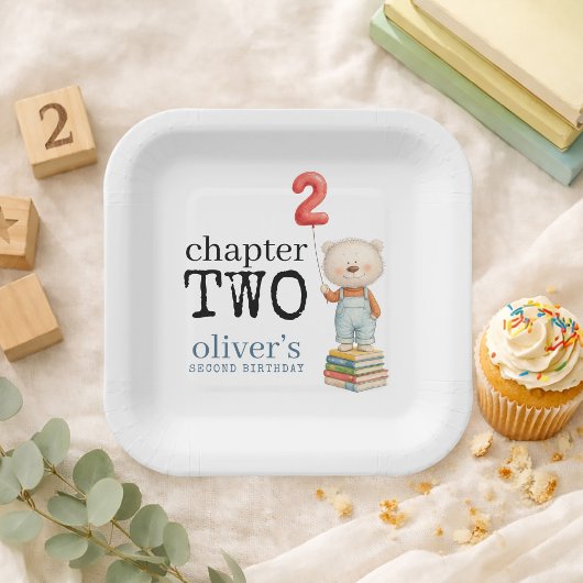 Assiettes En Carton Chapter Two Teddy Bear Books Boy 2nd Birthday