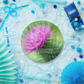 Assiettes En Carton Chardon et plaque à papier de grâce de Selkirk (Fête)